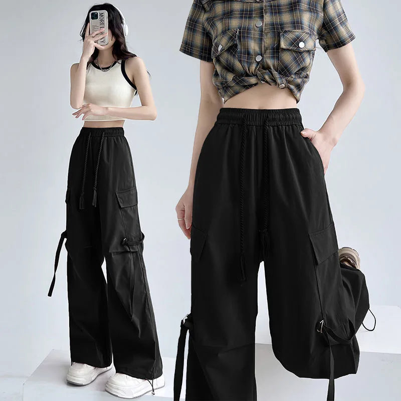 Cargo Pants for Women Clothing Original Classic One Size G Comfortable Stretch Xxl New in Casual Outfits 90s Pink Woman Trousers