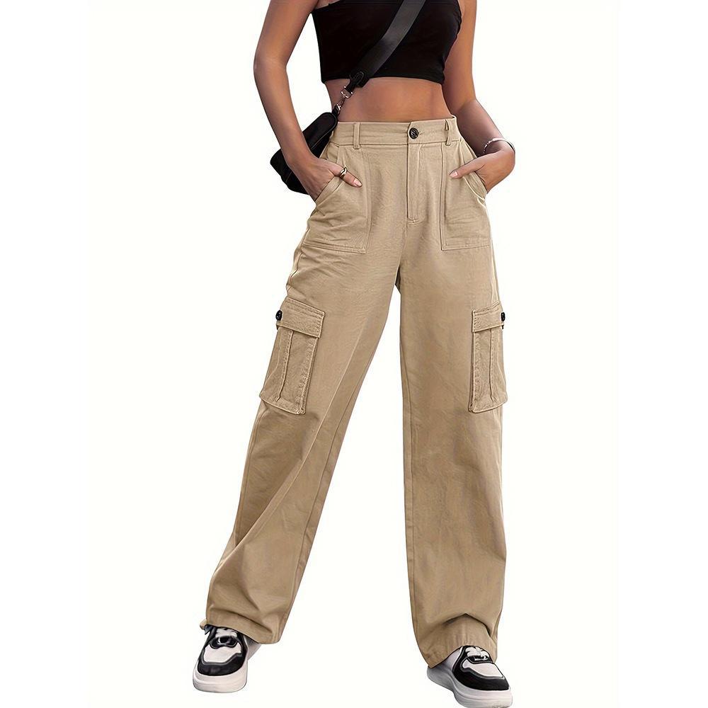 Relaxed Wide-Leg Cargo Pants