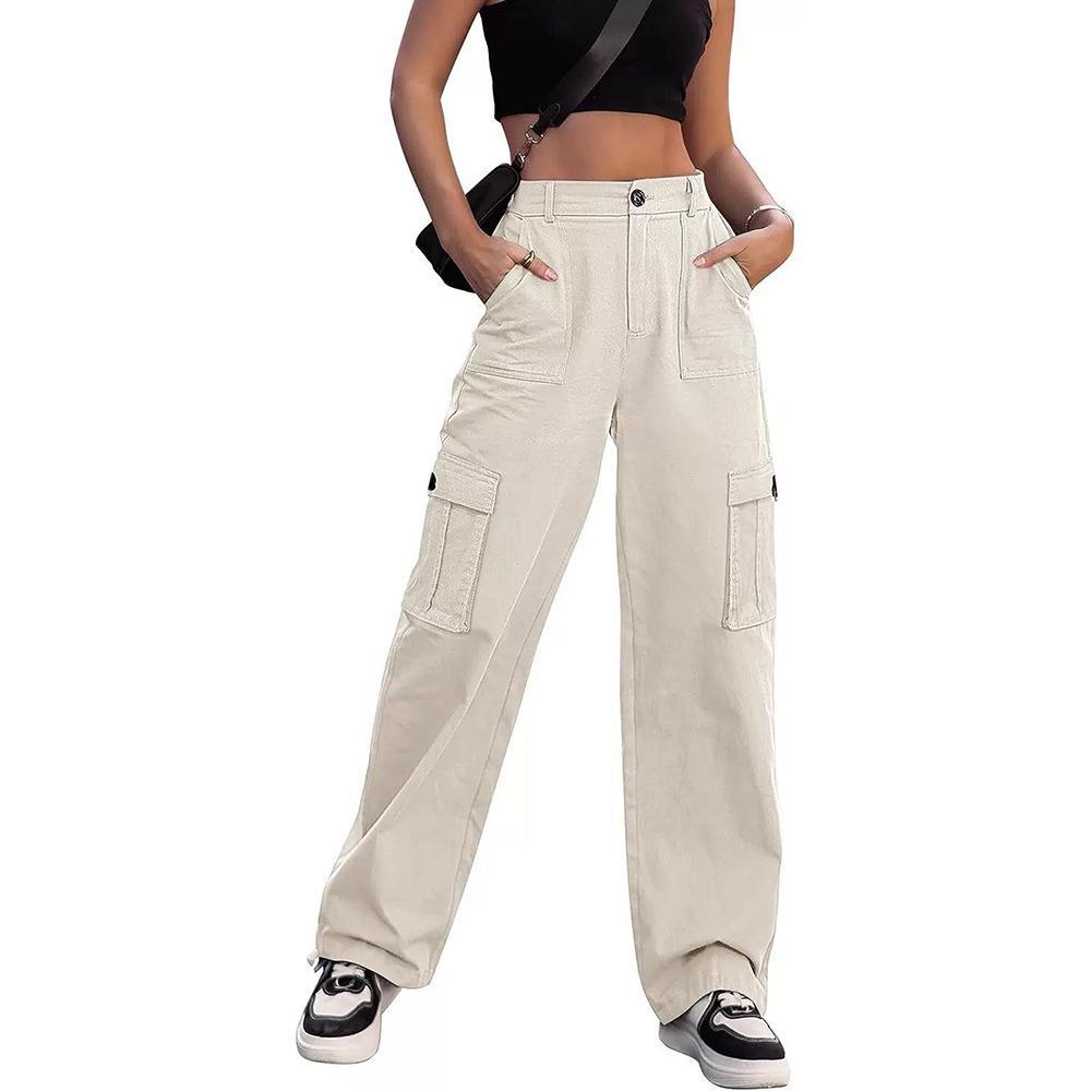 Relaxed Wide-Leg Cargo Pants