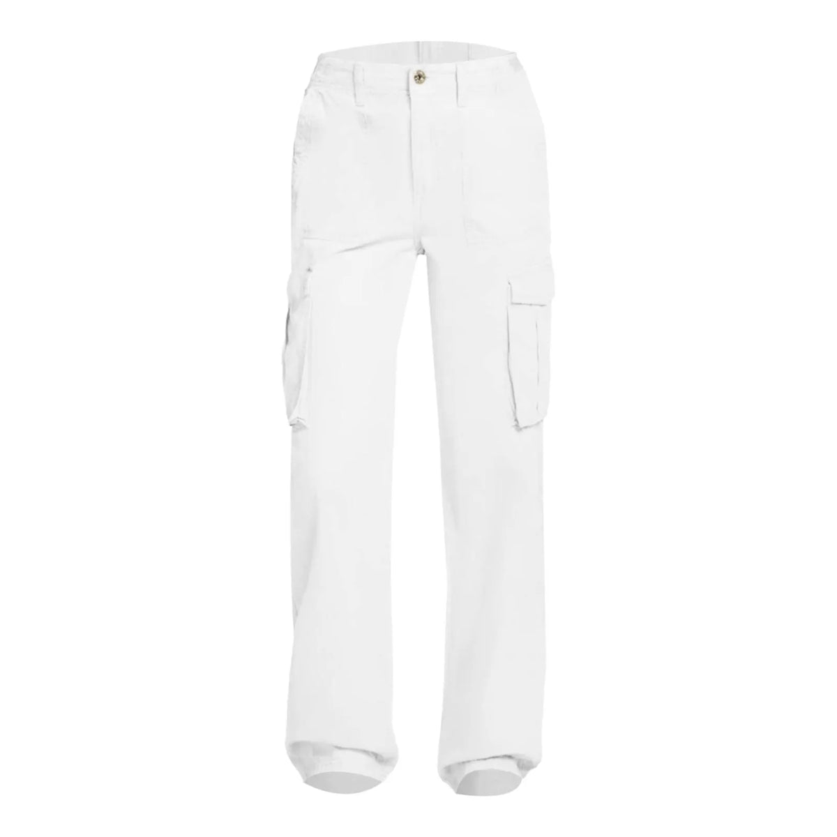 Adjustable High-Waist Cargo Pants