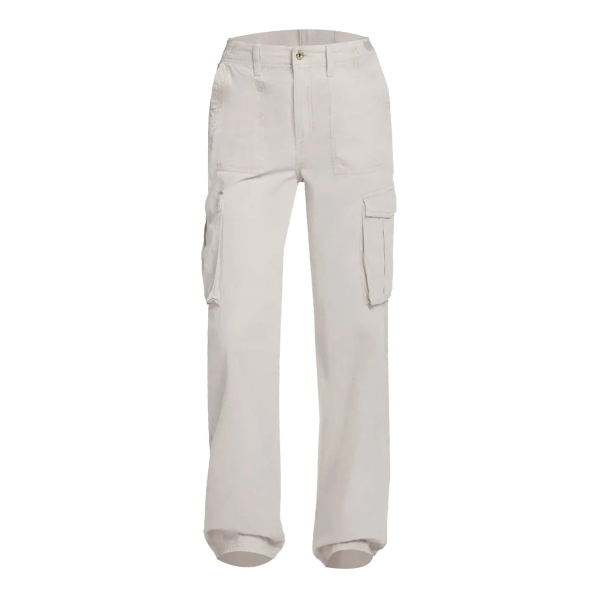 Adjustable High-Waist Cargo Pants