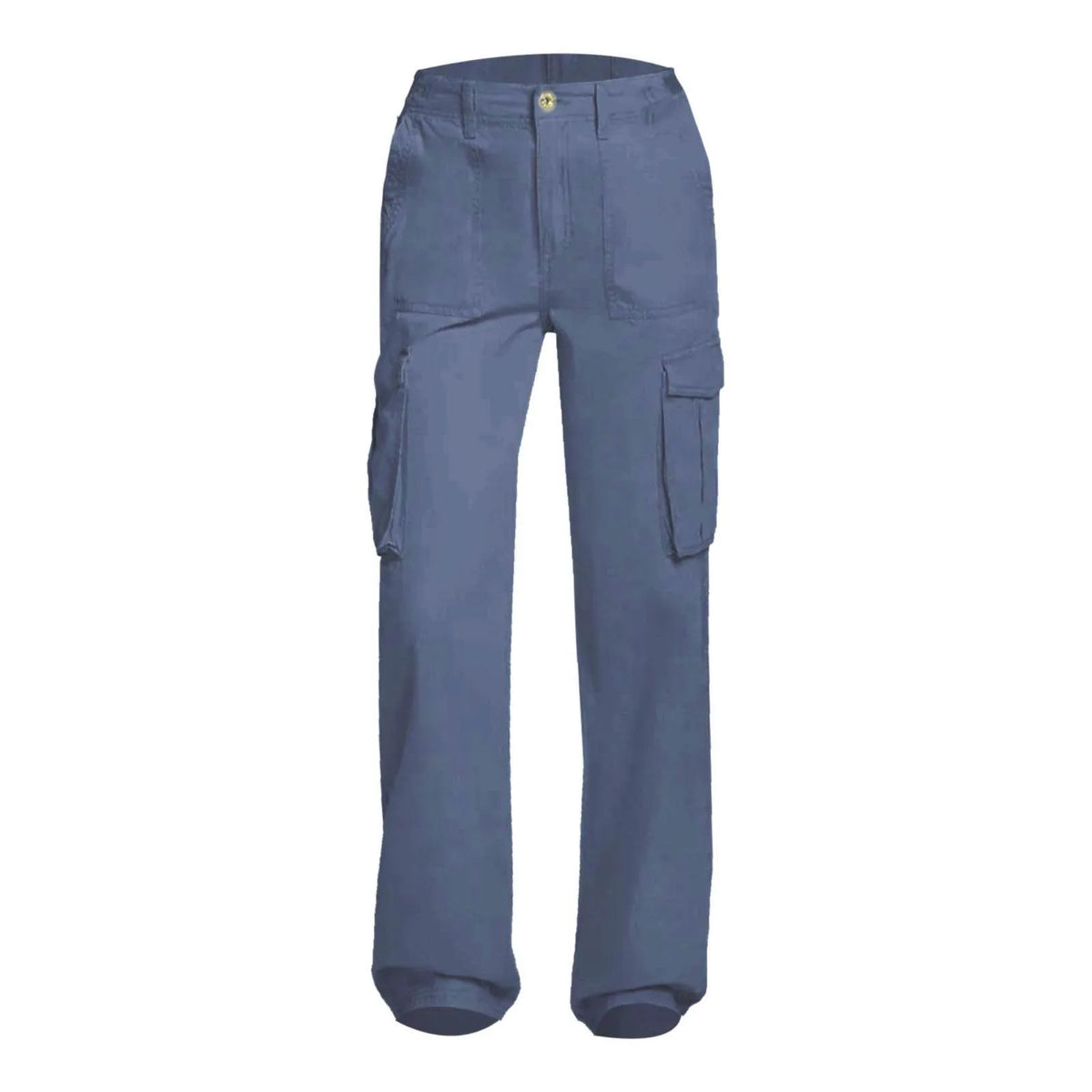 Adjustable High-Waist Cargo Pants