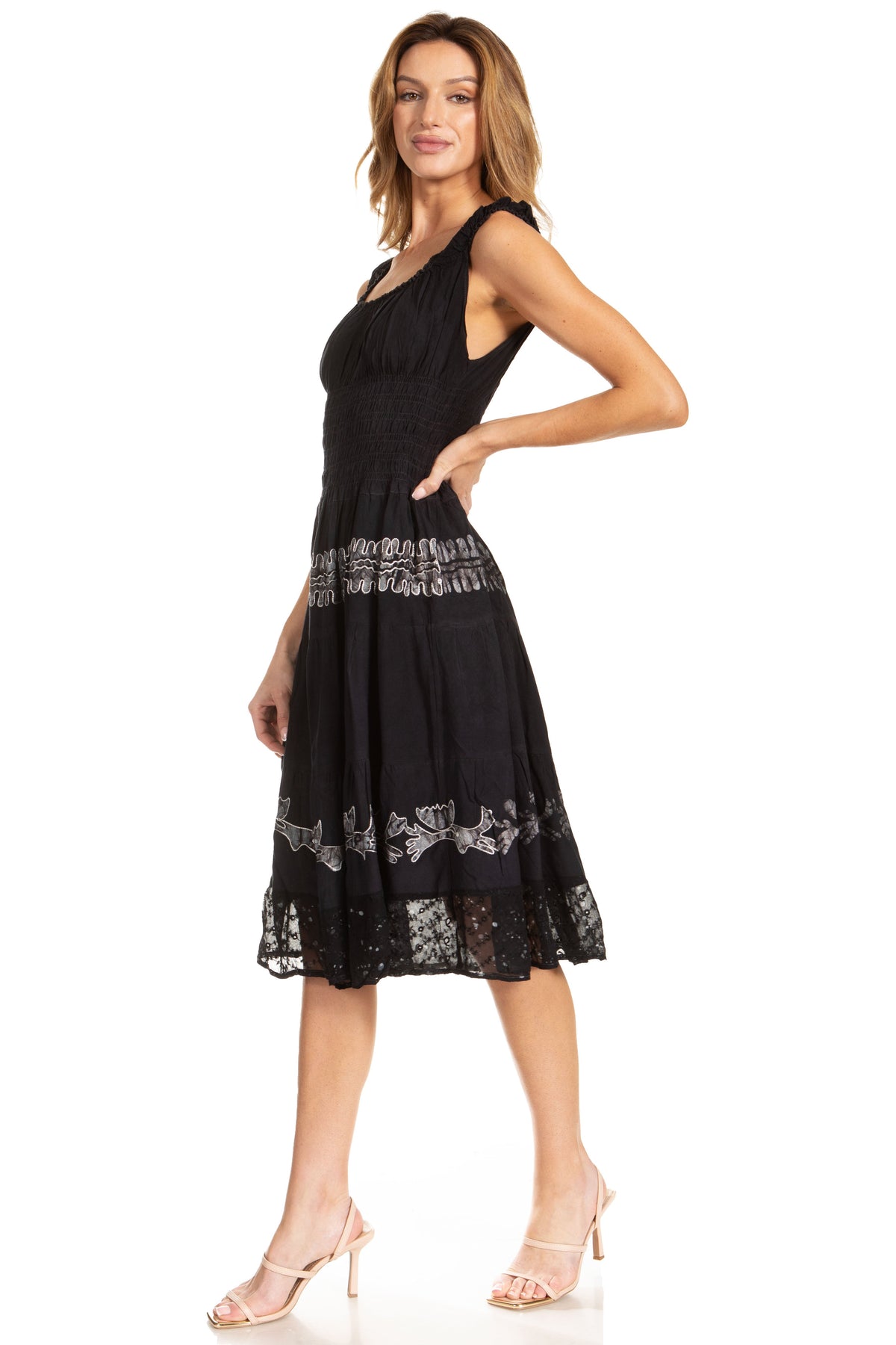 Sakkas Alba Off-Shoulder Midi Dress