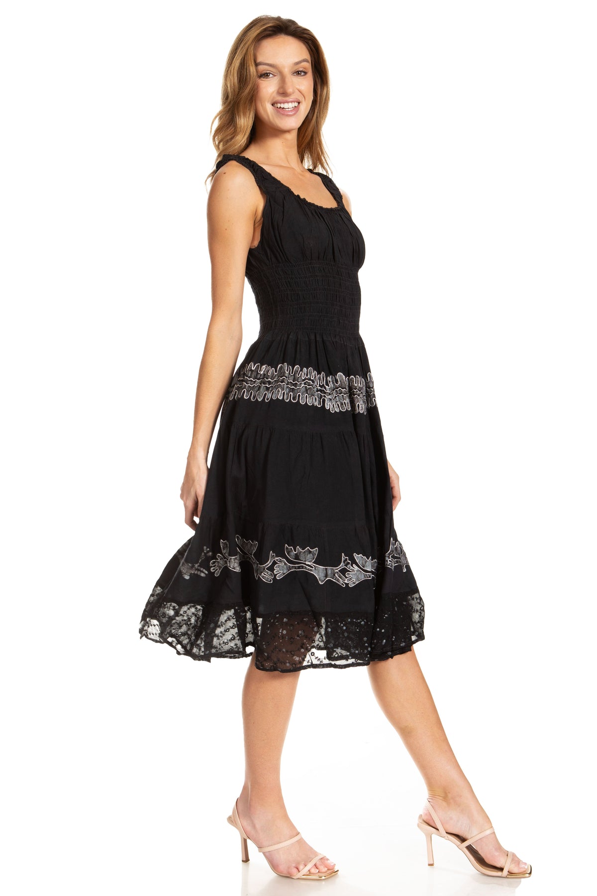 Sakkas Alba Off-Shoulder Midi Dress
