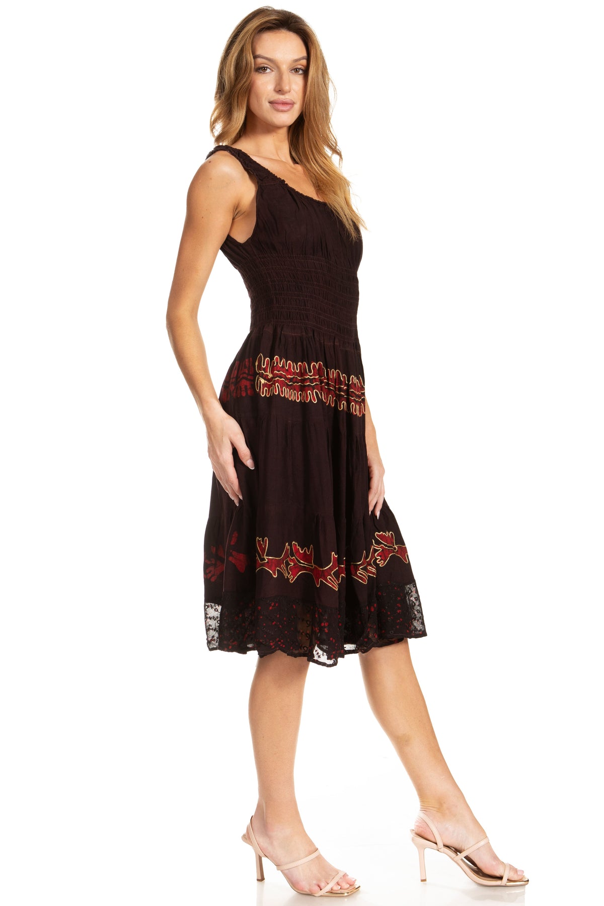 Sakkas Alba Off-Shoulder Midi Dress