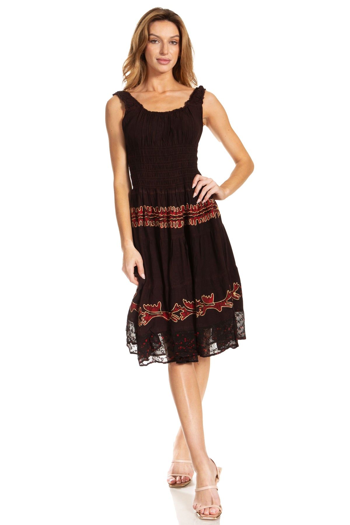 Sakkas Alba Off-Shoulder Midi Dress