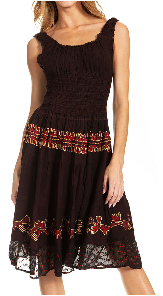 Sakkas Alba Off-Shoulder Midi Dress
