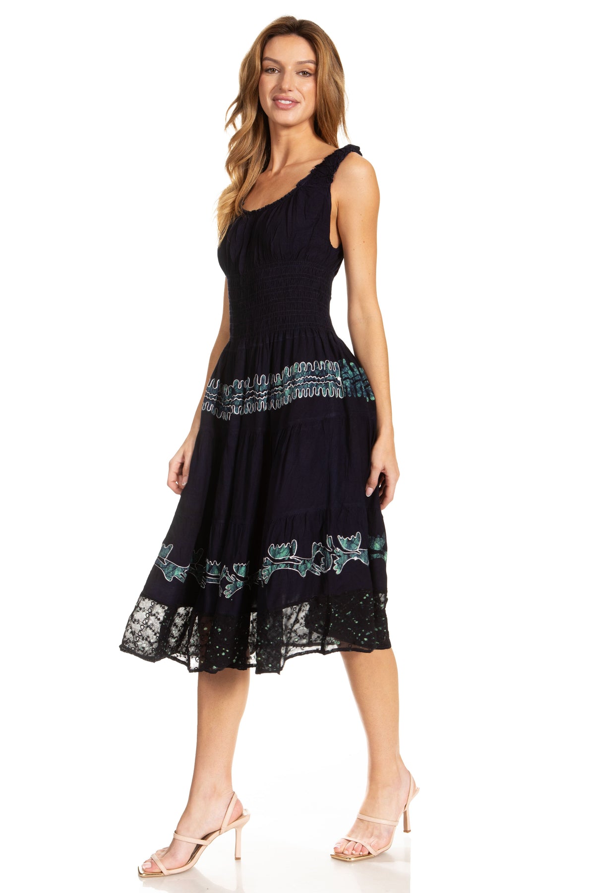 Sakkas Alba Off-Shoulder Midi Dress