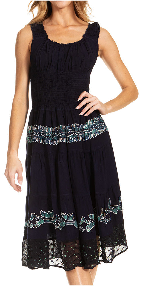 Sakkas Alba Off-Shoulder Midi Dress