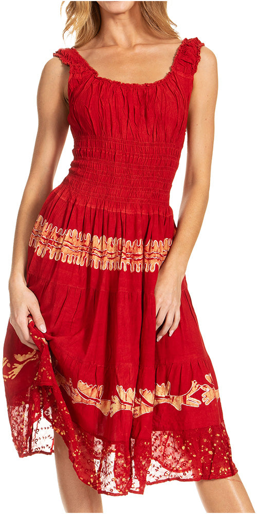 Sakkas Alba Off-Shoulder Midi Dress