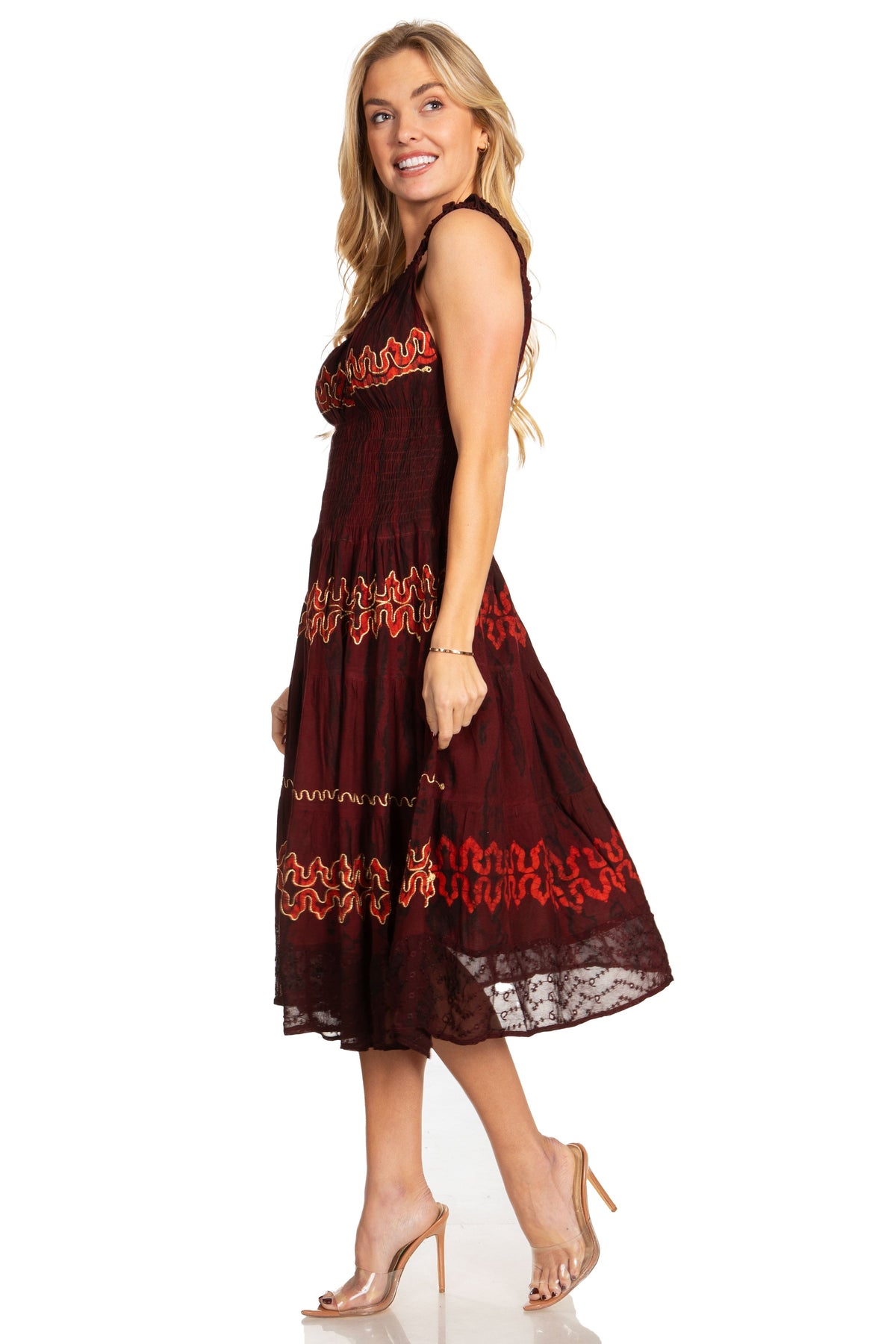 Sakkas Alba Off-Shoulder Midi Dress