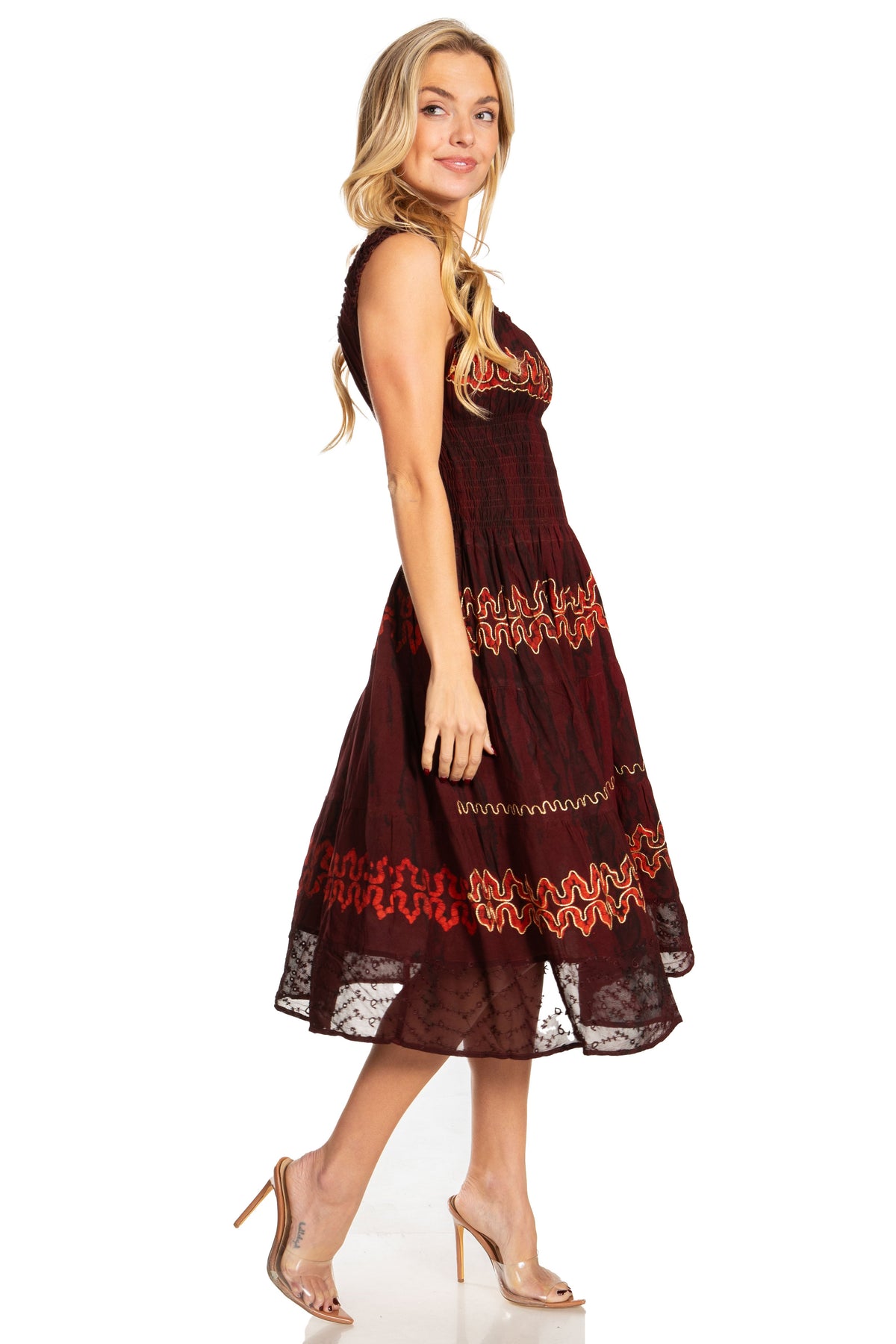 Sakkas Alba Off-Shoulder Midi Dress
