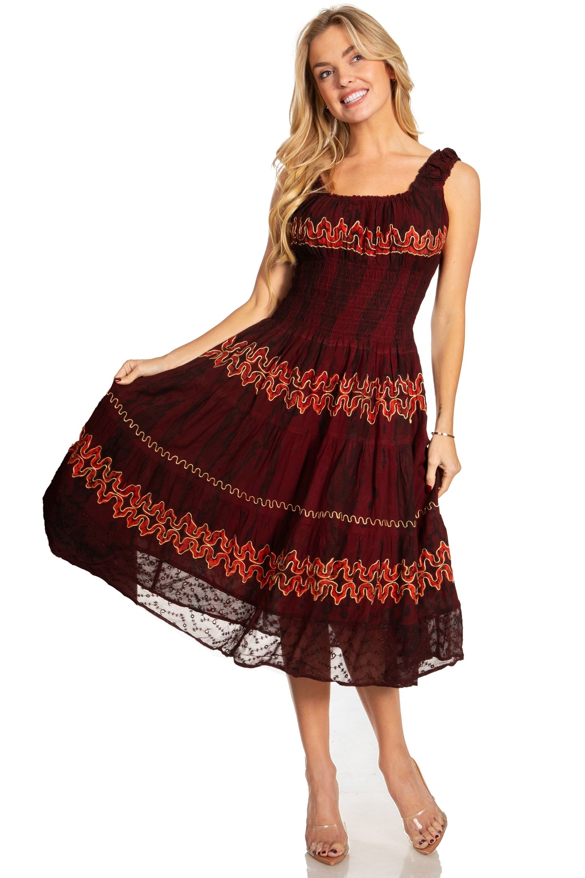 Sakkas Alba Off-Shoulder Midi Dress