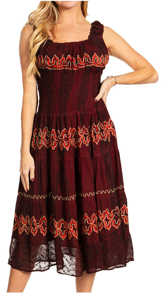 Sakkas Alba Off-Shoulder Midi Dress