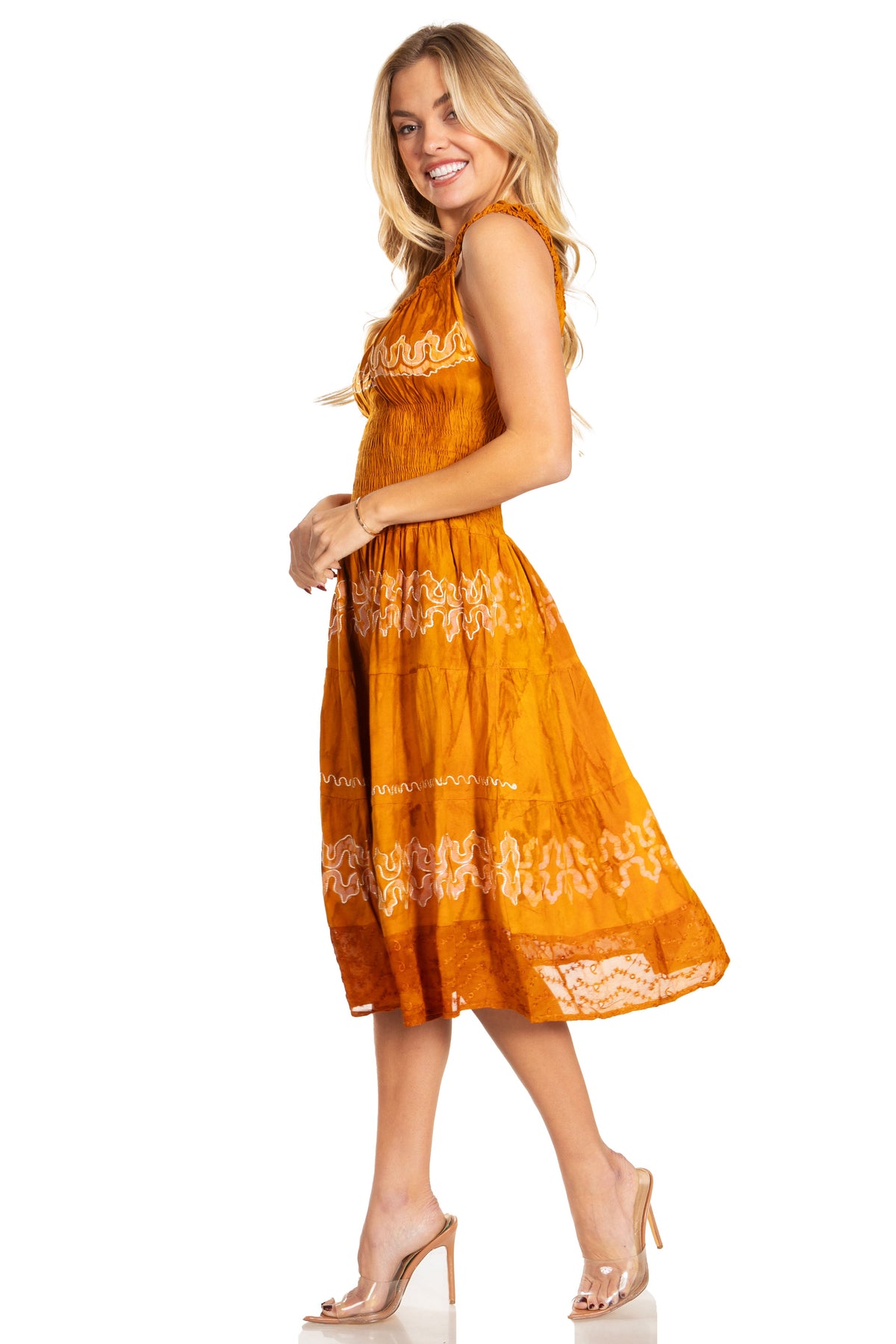 Sakkas Alba Off-Shoulder Midi Dress