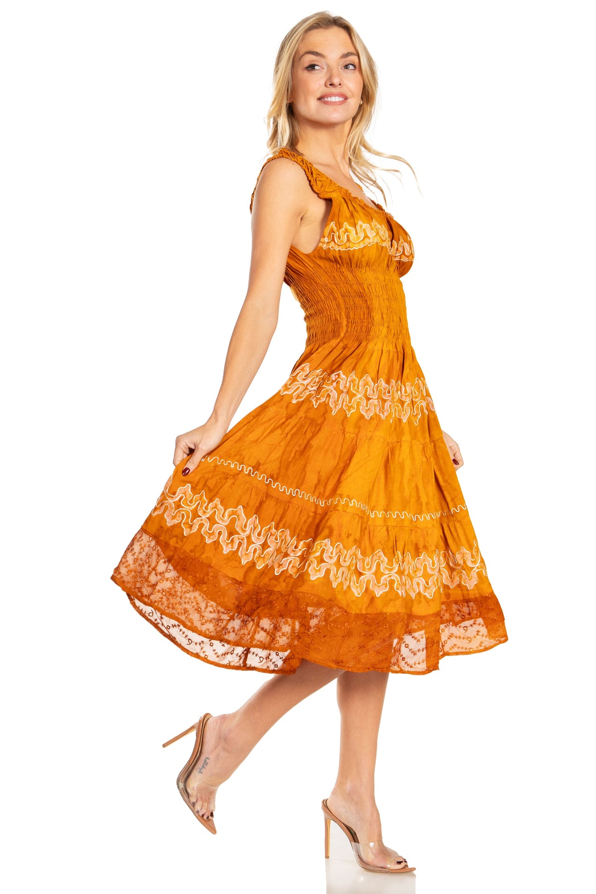 Sakkas Alba Off-Shoulder Midi Dress