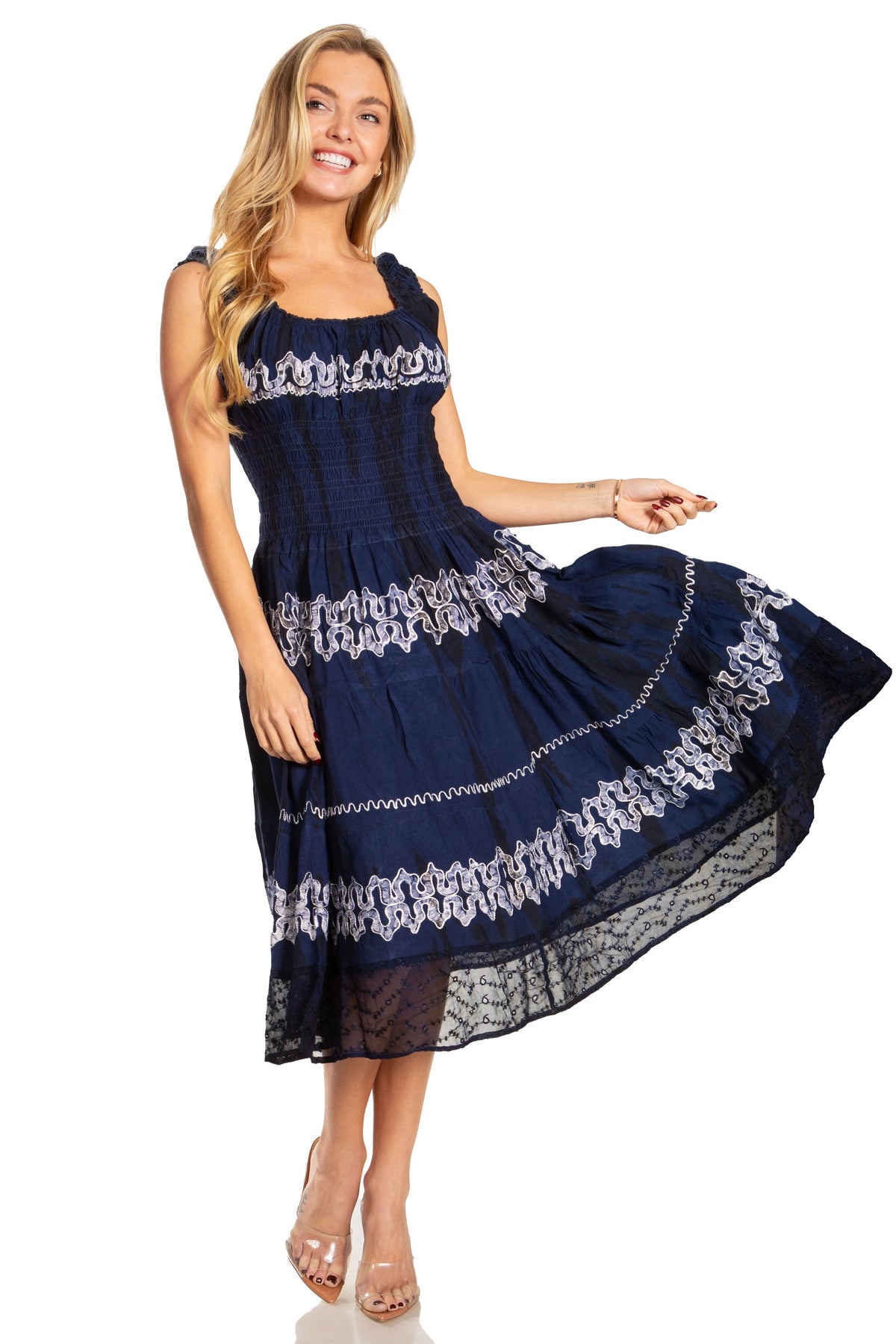 Sakkas Alba Off-Shoulder Midi Dress