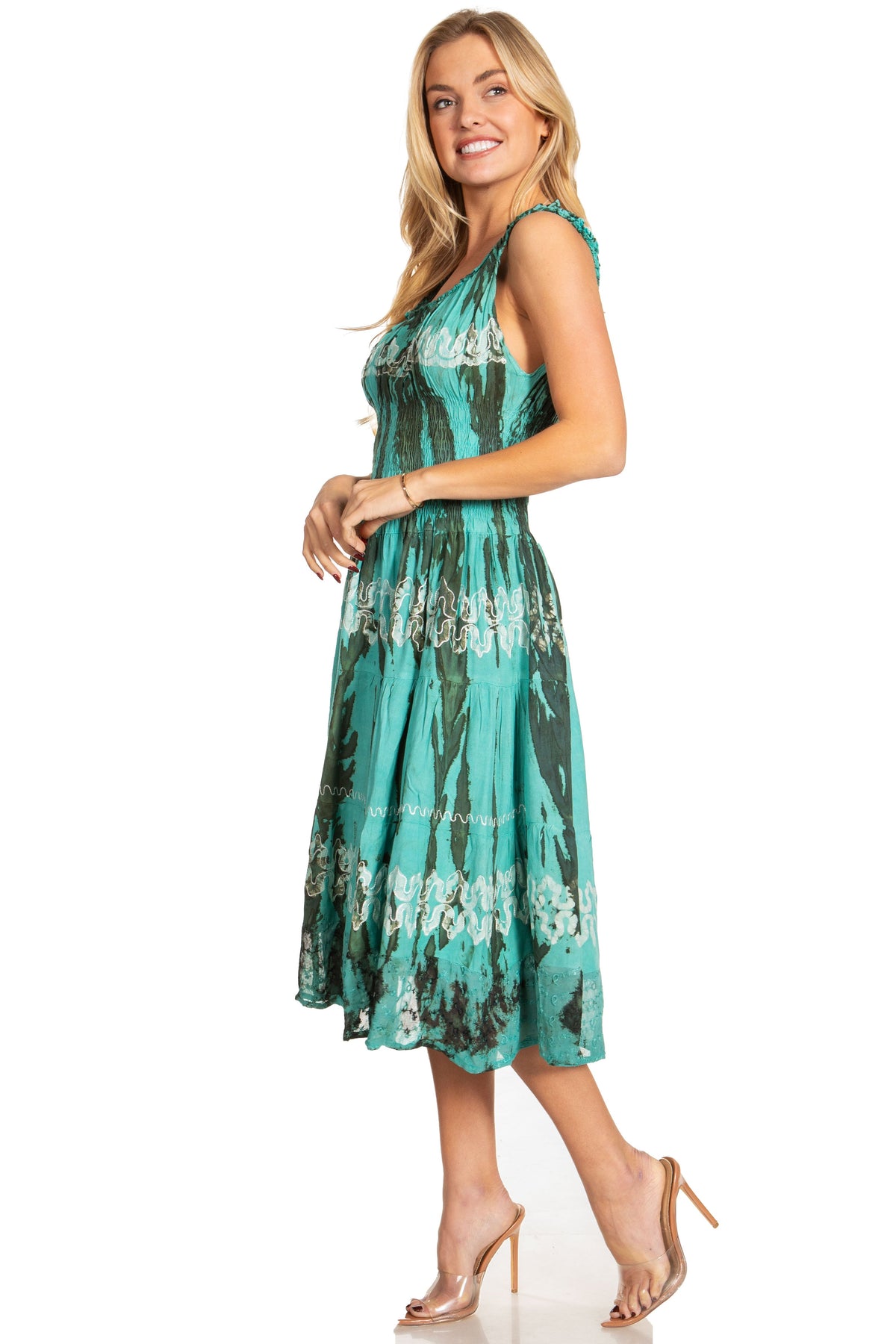 Sakkas Alba Off-Shoulder Midi Dress