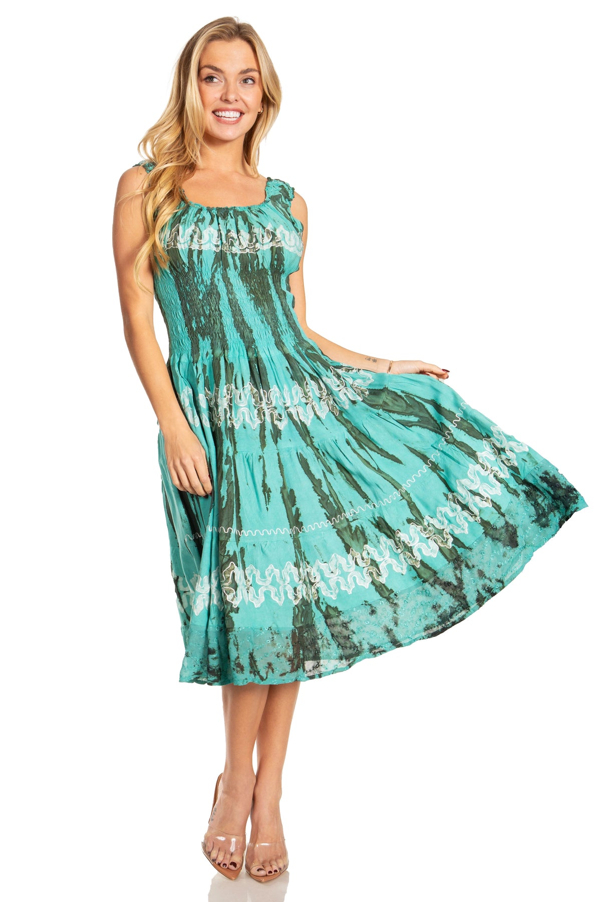 Sakkas Alba Off-Shoulder Midi Dress