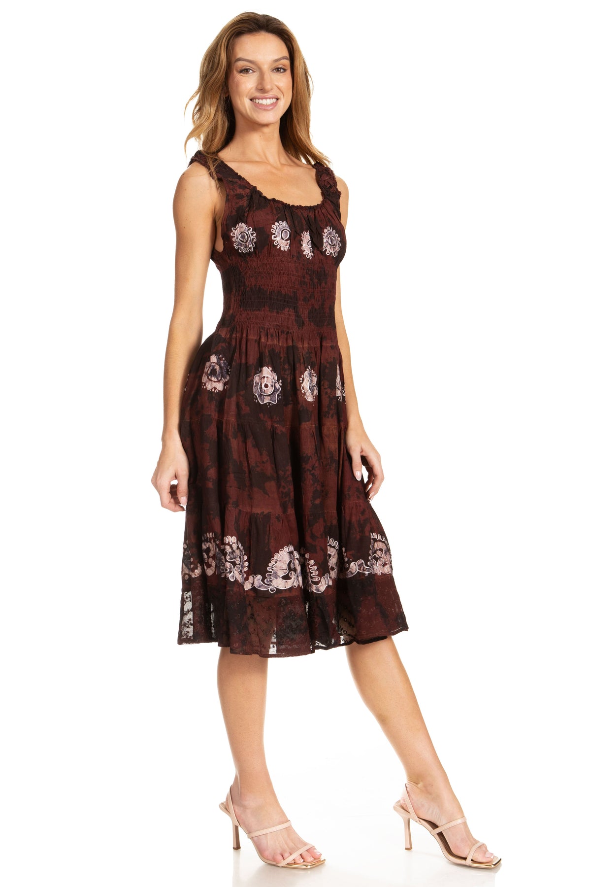 Sakkas Alba Off-Shoulder Midi Dress