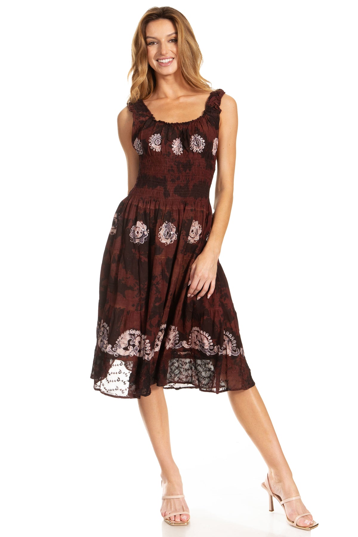 Sakkas Alba Off-Shoulder Midi Dress
