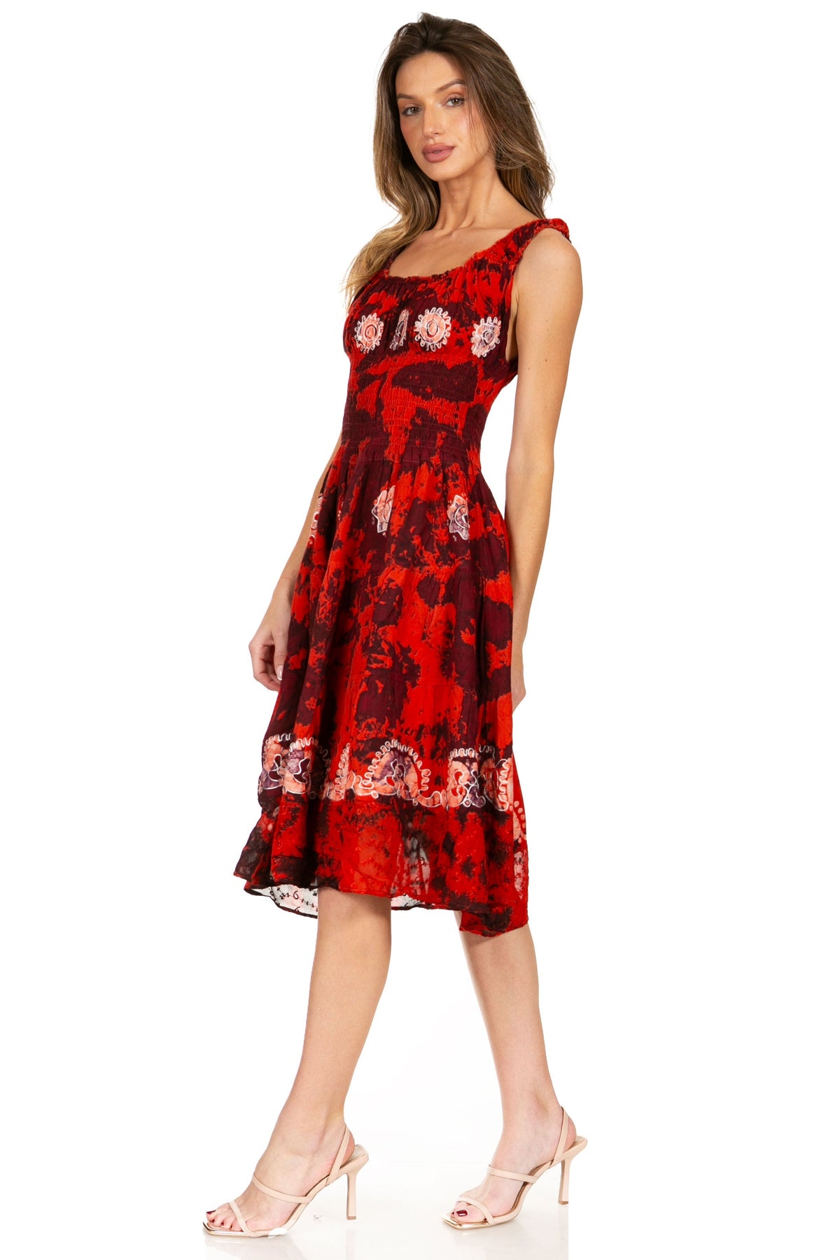 Sakkas Alba Off-Shoulder Midi Dress