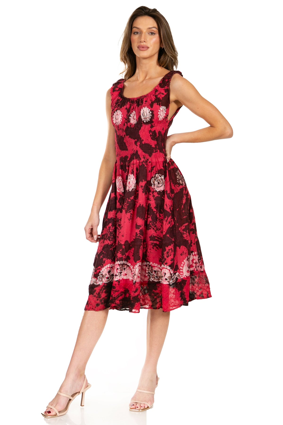 Sakkas Alba Off-Shoulder Midi Dress
