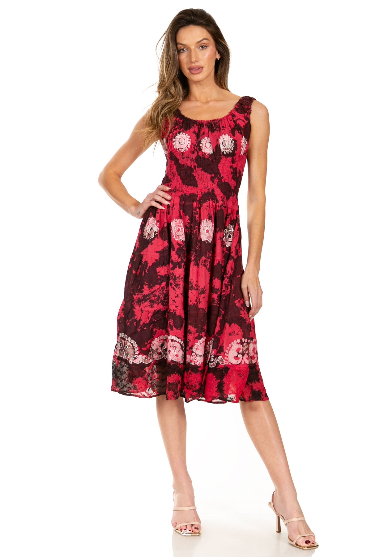 Sakkas Alba Off-Shoulder Midi Dress