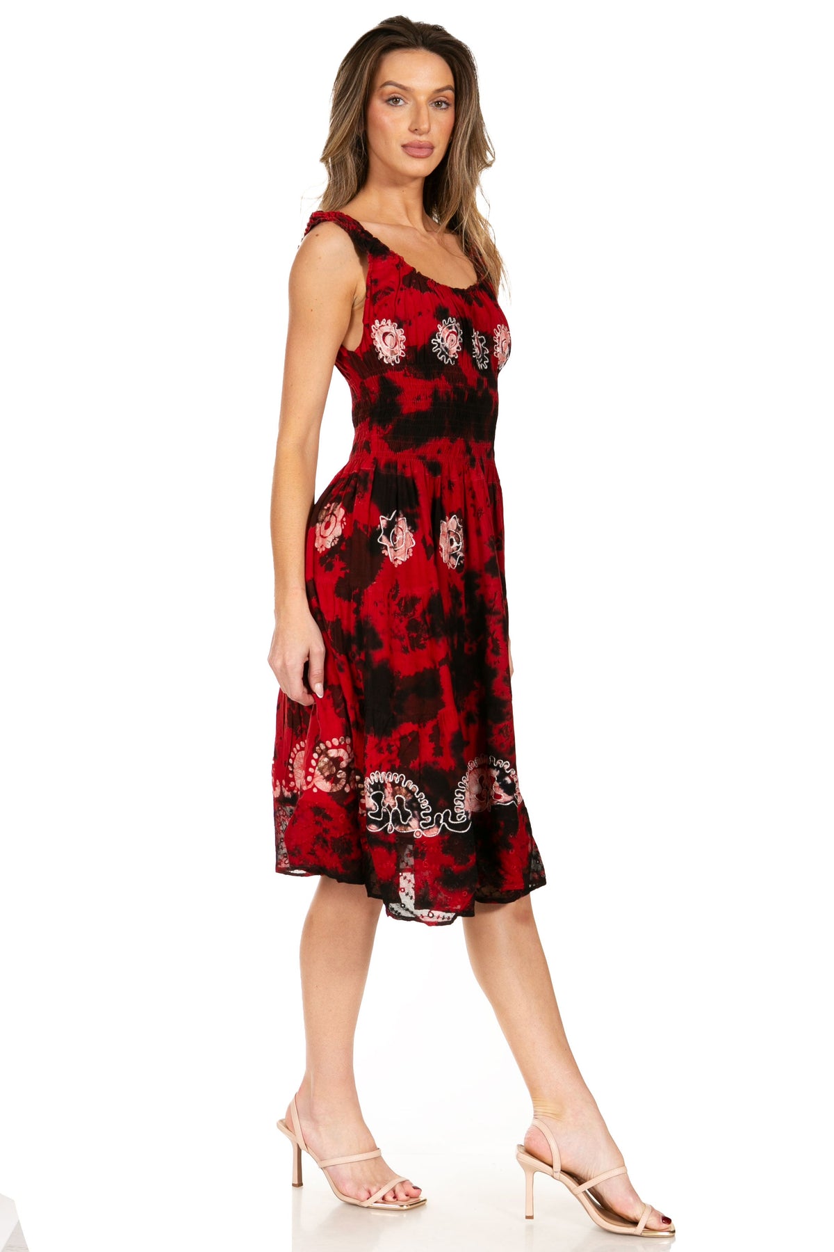 Sakkas Alba Off-Shoulder Midi Dress