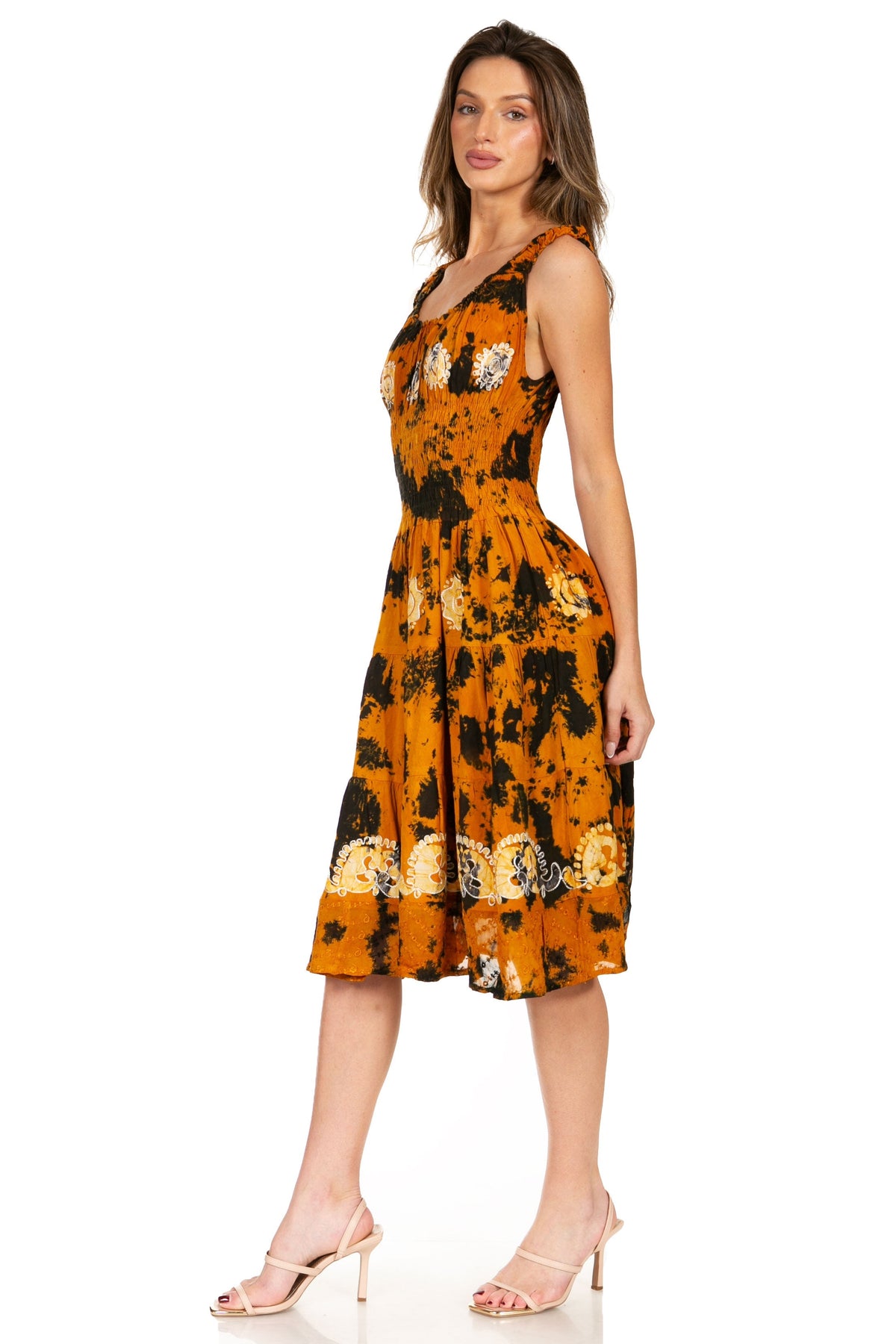 Sakkas Alba Off-Shoulder Midi Dress
