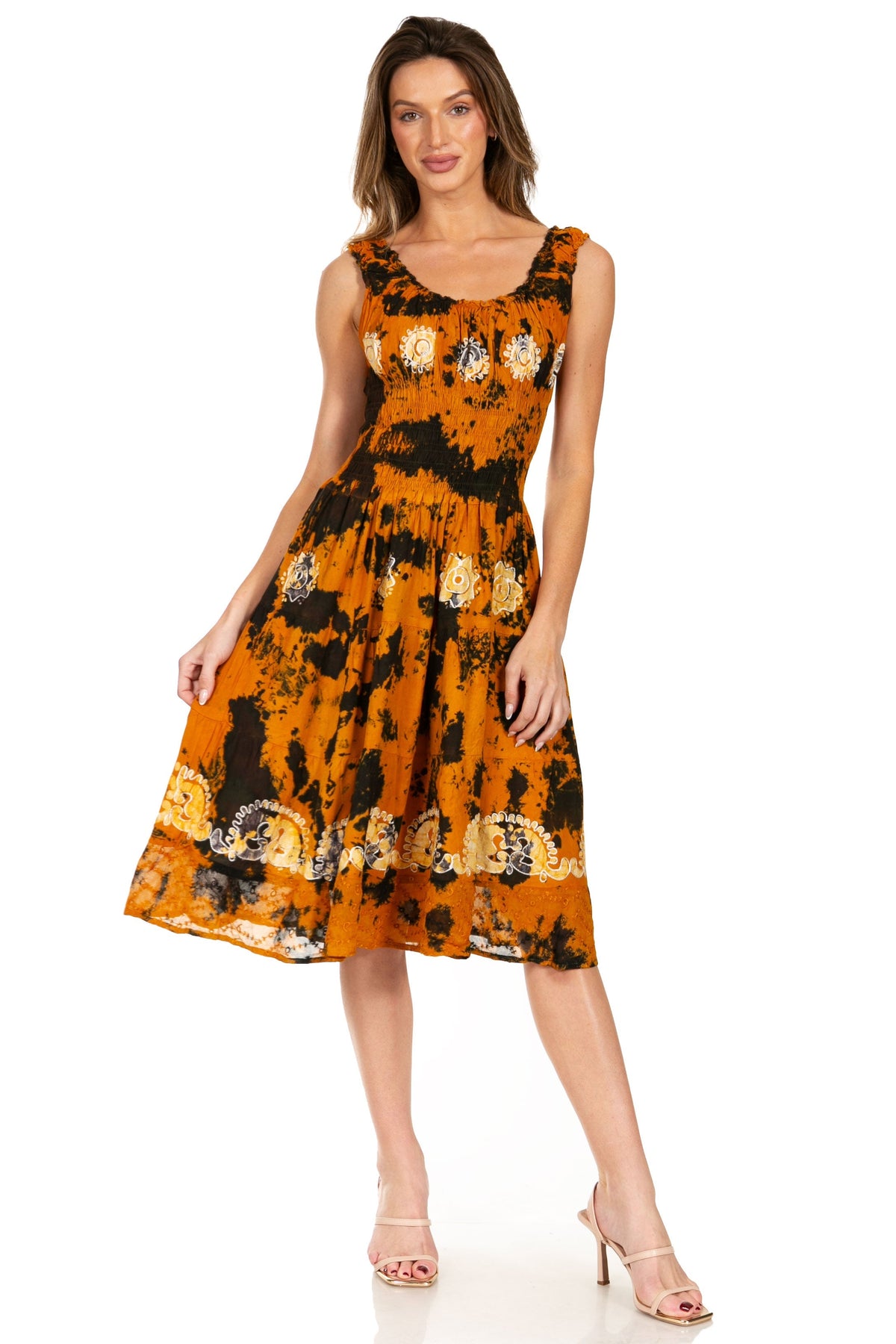 Sakkas Alba Off-Shoulder Midi Dress