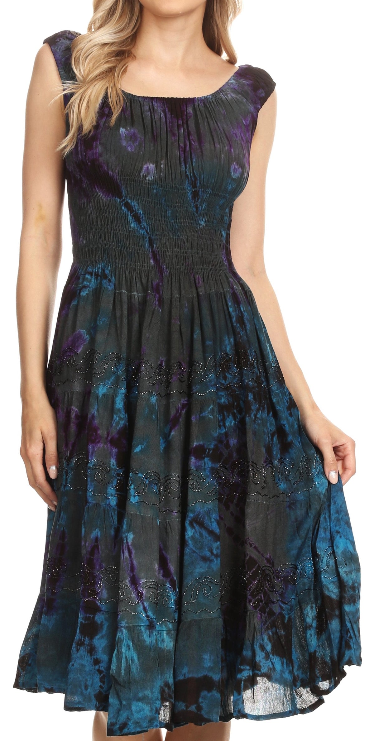 Sakkas Alba Off-Shoulder Midi Dress