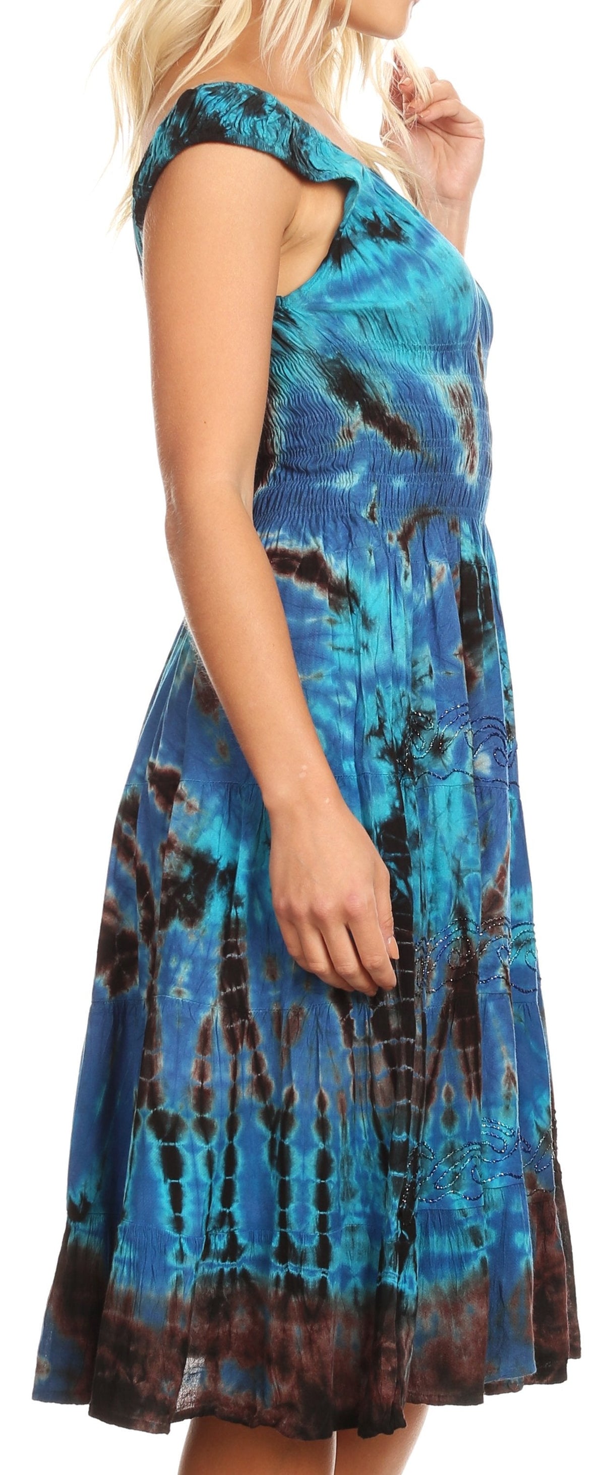 Sakkas Alba Off-Shoulder Midi Dress