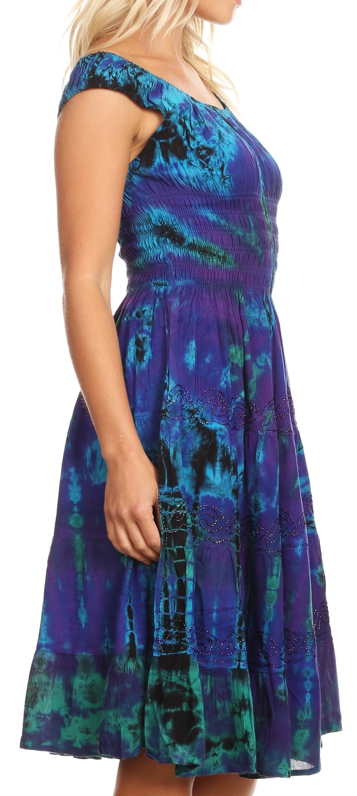 Sakkas Alba Off-Shoulder Midi Dress