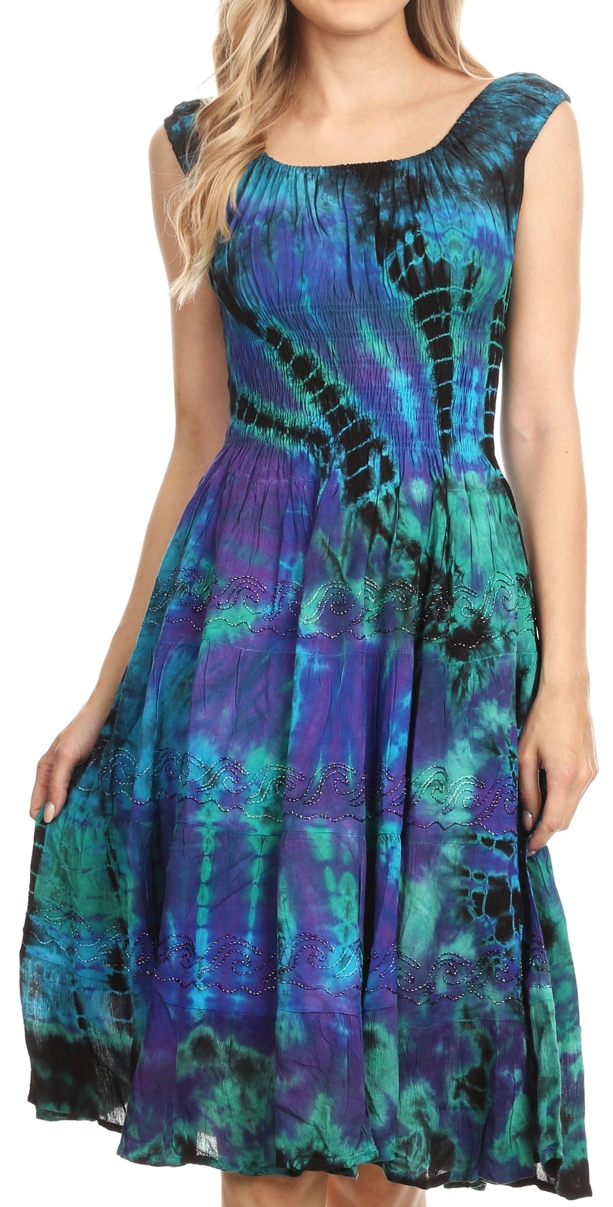 Sakkas Alba Off-Shoulder Midi Dress