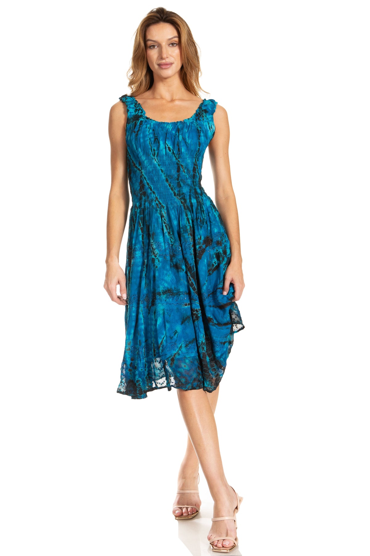 Sakkas Alba Off-Shoulder Midi Dress