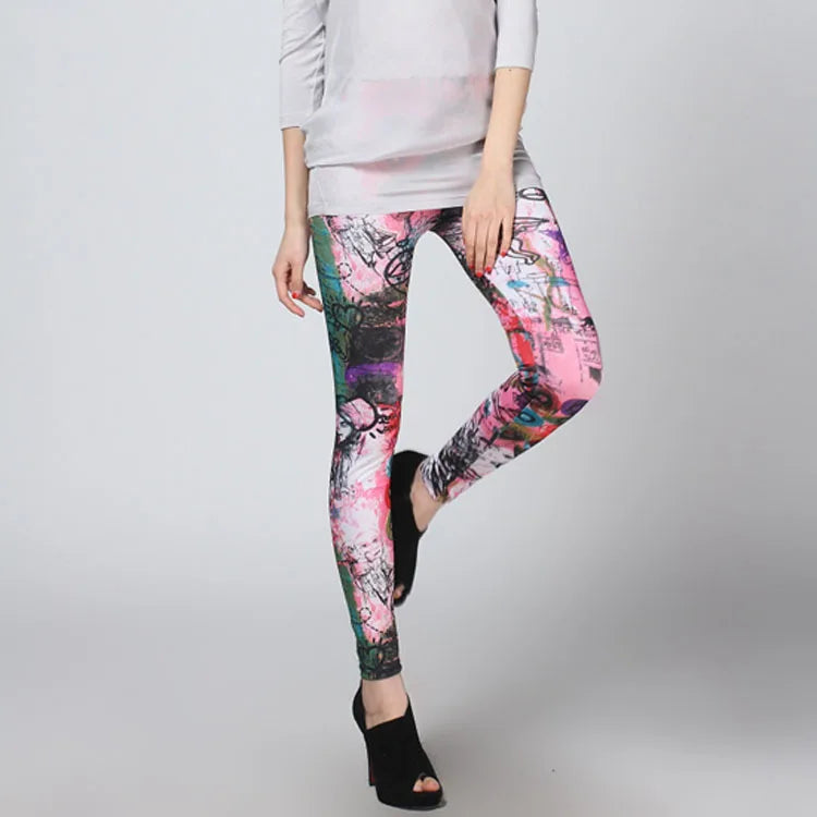 Leggings Leopard Women Leopard Print Leggings Spring And Autumn High Elasticity Pant Leggins High Waist Elastic Legging