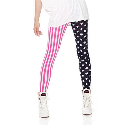 Hot New Spring Legging National Ethnic Style Retro Graffiti Paintings Printing Flowers Trousers Printed High Elasticity Leggings