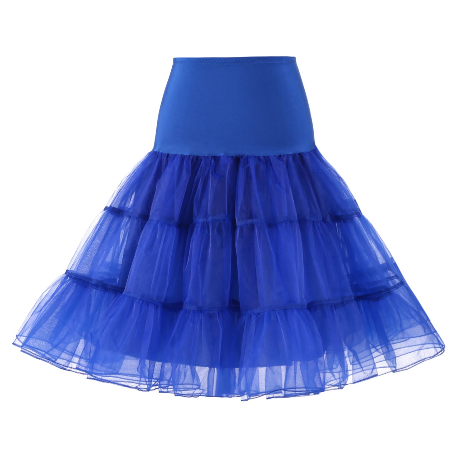 BEAUTY CLOSET COLLECTION - Women's 50's Vintage Tulle Petticoat Half Slip Tutu Under Skirt