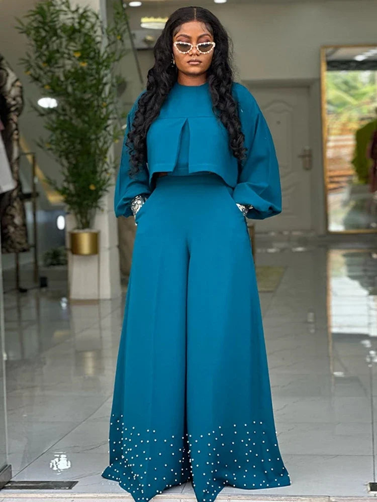 Women's Two-Piece Top & Pants Set