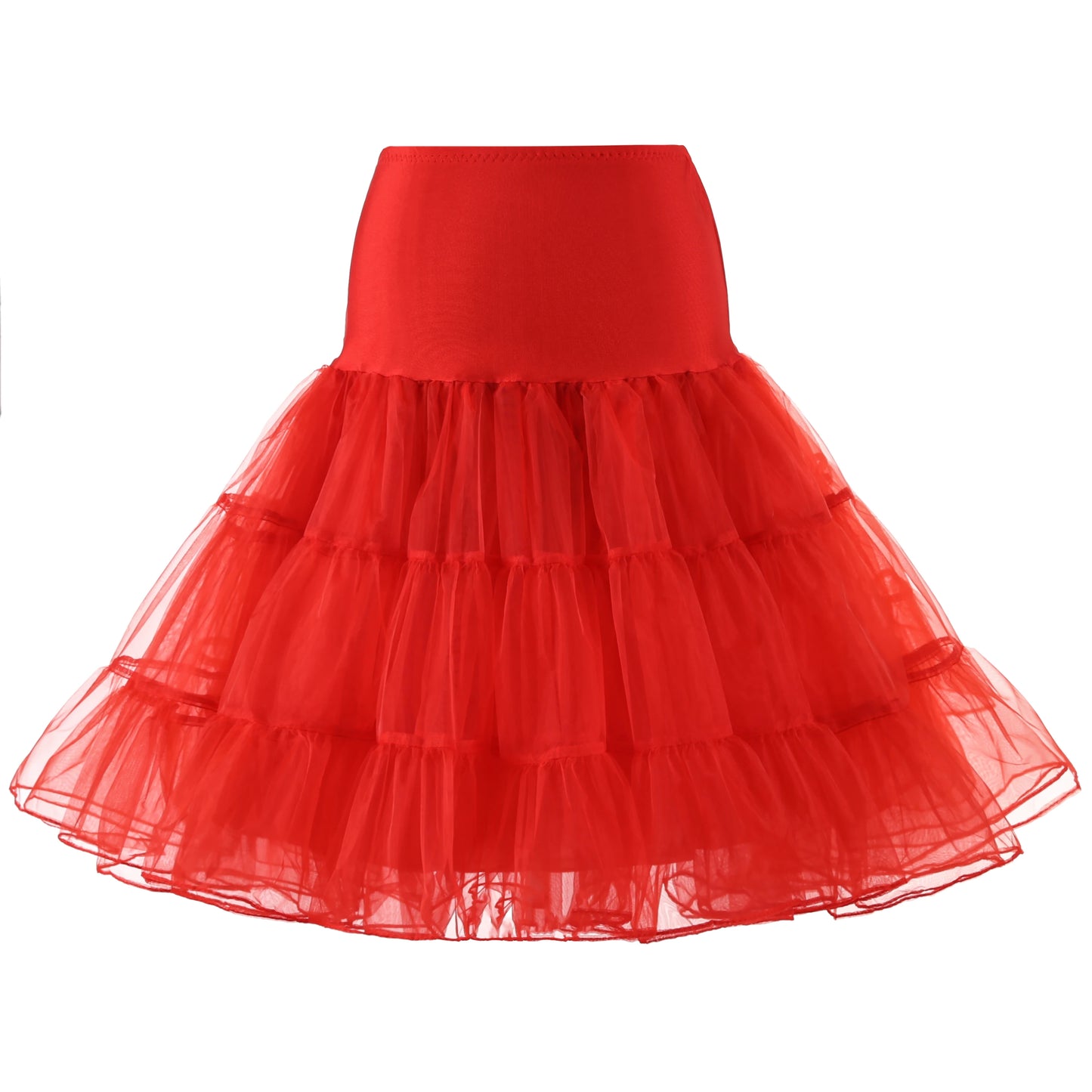 BEAUTY CLOSET COLLECTION - Women's 50's Vintage Tulle Petticoat Half Slip Tutu Under Skirt