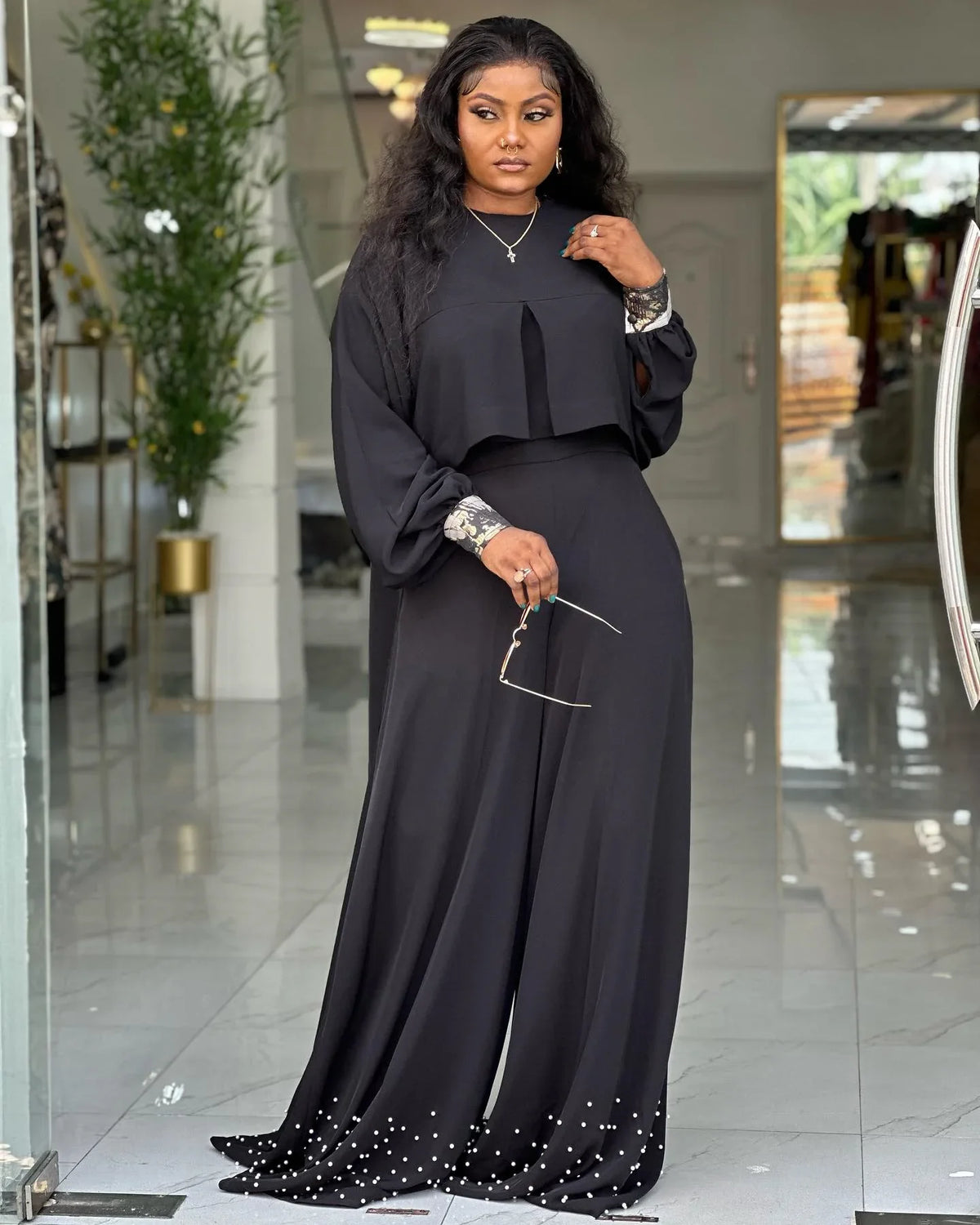Women's Two-Piece Top & Pants Set