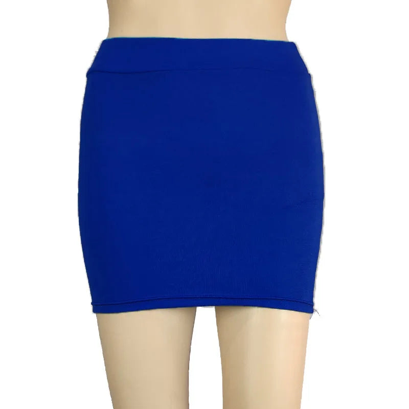 Elasticity Black One-step Skirt Women Summer High Waist Tight Sexy Hot Girl Bag Hip Black Short Skirt Night Club Mini Skirt