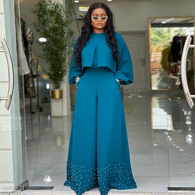 Women's Two-Piece Top & Pants Set