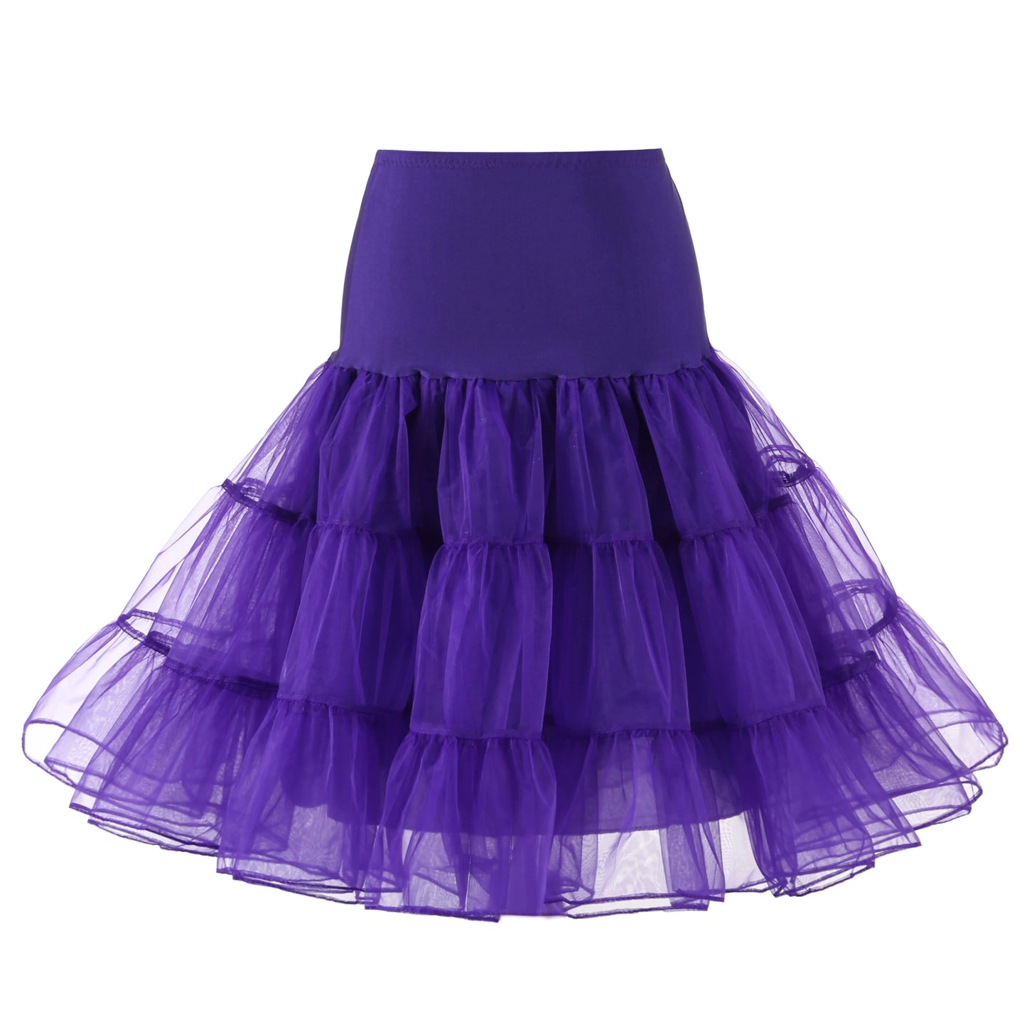 BEAUTY CLOSET COLLECTION - Women's 50's Vintage Tulle Petticoat Half Slip Tutu Under Skirt