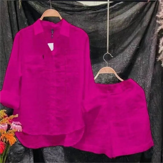 BEAUTY CLOSET COLLECTION -  Women Outfit Casual Shirt Two Pieces