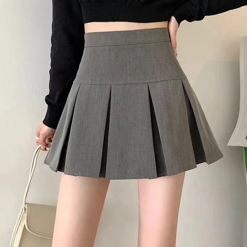 BEAUTY CLOSET COLLECTION - Vintage Gray Pleated Skirts