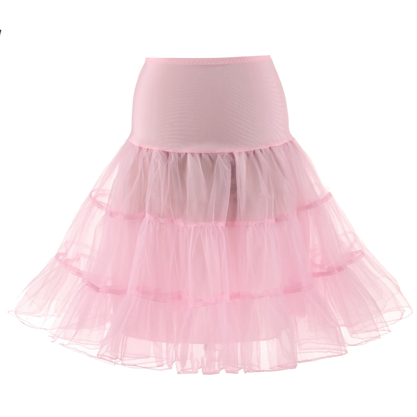 BEAUTY CLOSET COLLECTION - Women's 50's Vintage Tulle Petticoat Half Slip Tutu Under Skirt