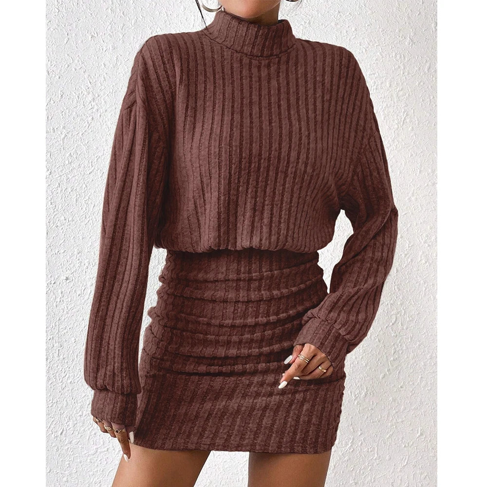 BEAUTY CLOSET COLLECTION  -  Long Sleeve Casual Fashion Dress