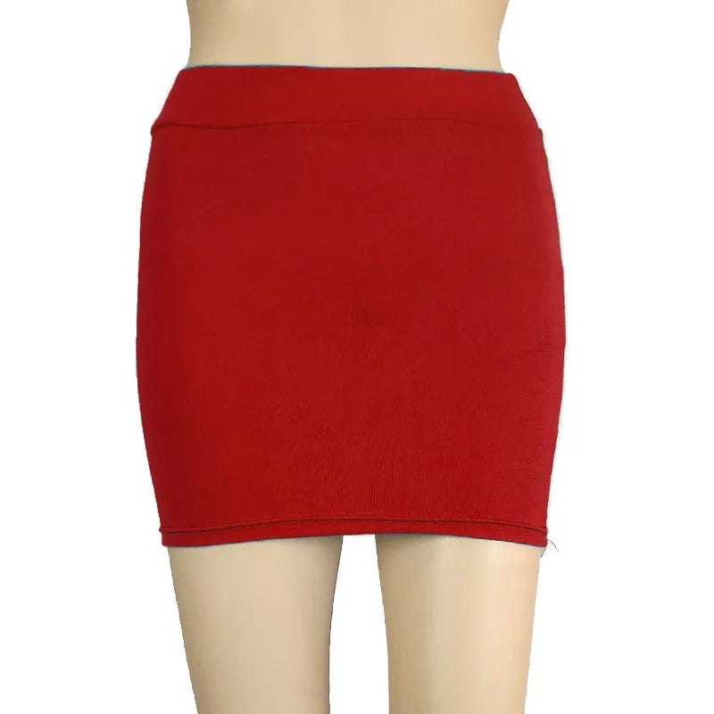 Elasticity Black One-step Skirt Women Summer High Waist Tight Sexy Hot Girl Bag Hip Black Short Skirt Night Club Mini Skirt